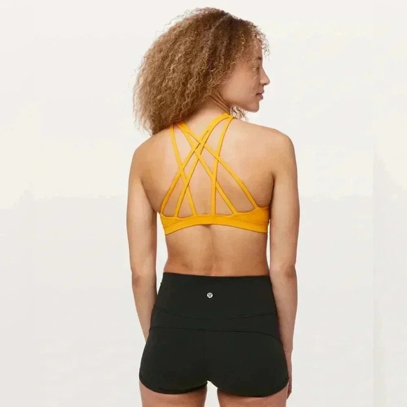 Lululemon Free to Be Serene bra in honey lemon - Picture 2 of 10